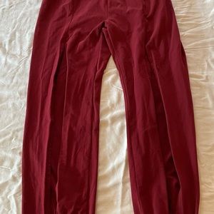 Yoga leggings w open leg, size L (fit like M)